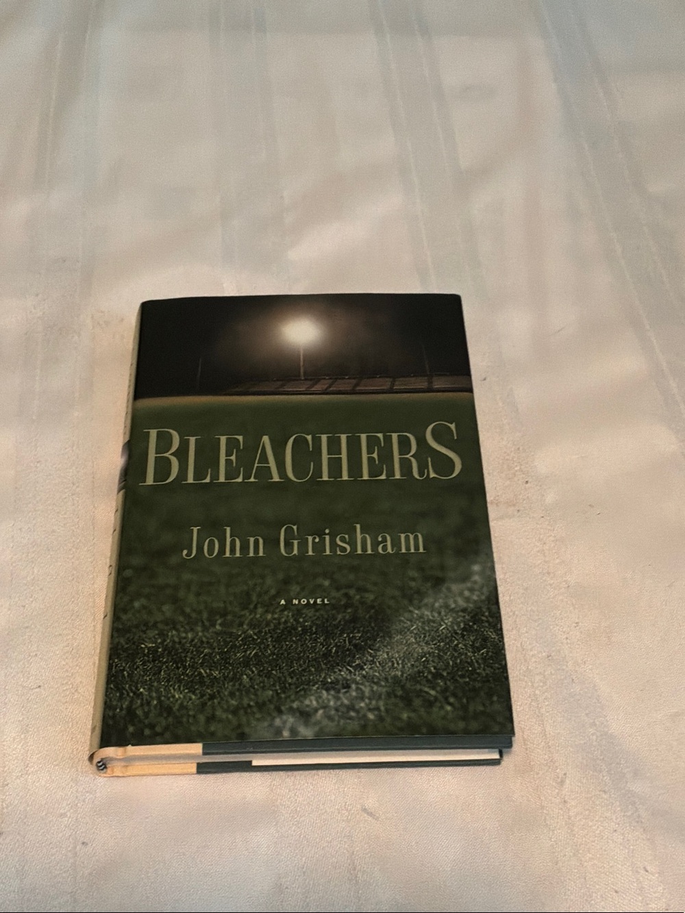 Bleachers by John Grisham - Green Hardcover Novel copyright 2003